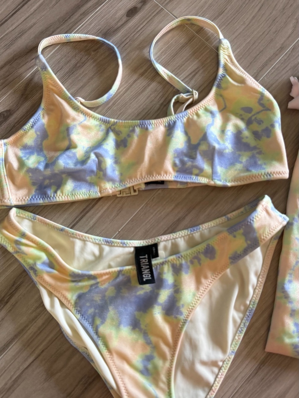 Triangl Pastel Tie-Dye Bikini Set - XS